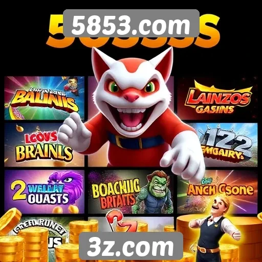 Principais jogos disponíveis no site 5853.com