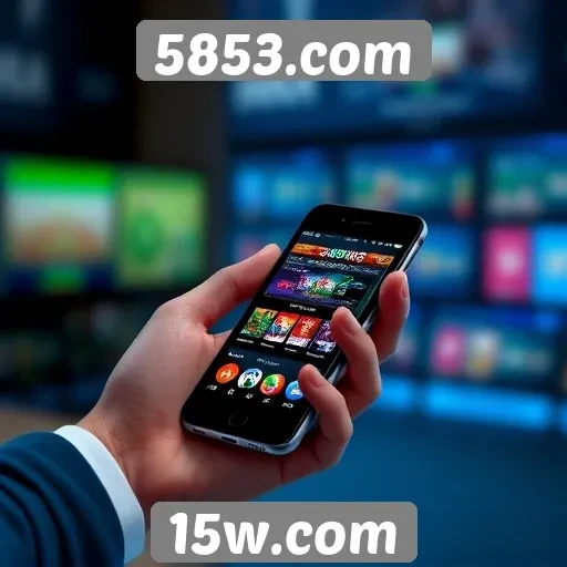 Experiência do usuário em dispositivos móveis no 5853.com